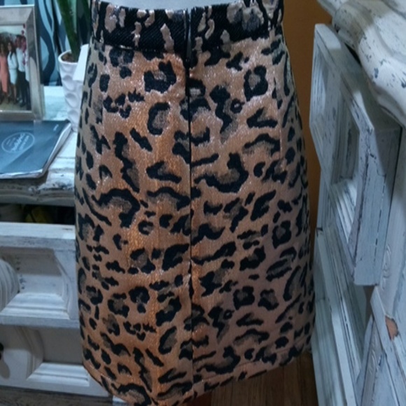 Top shop size 4 leapord print mini skirt - Picture 2 of 3